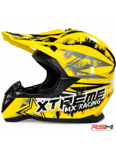 CASCO ADULTO XTREME RACING (AMARILLO) 2