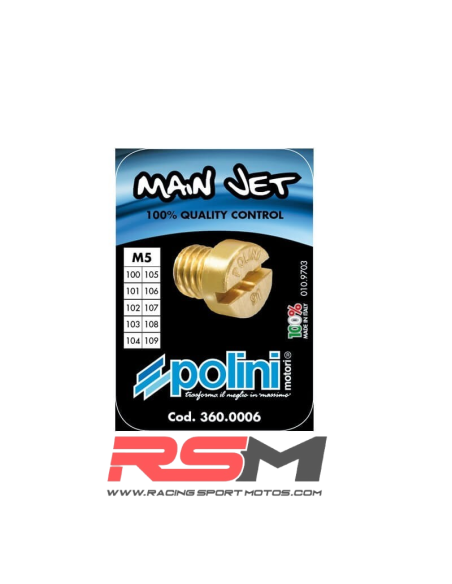 KIT CHICLE ALTA 5MM DELLORTO POLINI