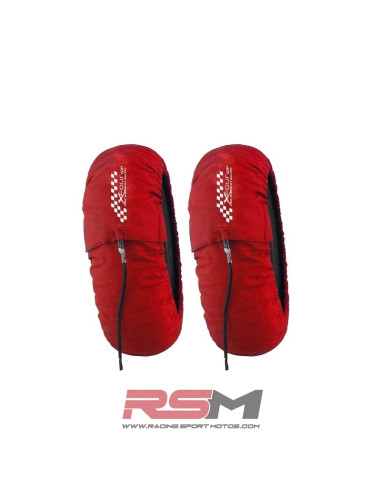 CALENTADORES NEUMATICOS 10" XFOUR ROJOS