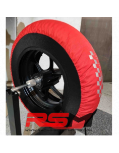 CALENTADORES NEUMATICOS 10" XFOUR ROJOS 2
