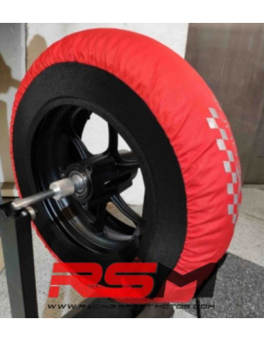 CALENTADORES NEUMATICOS 17" MOTO 3 ROJOS X FOUR