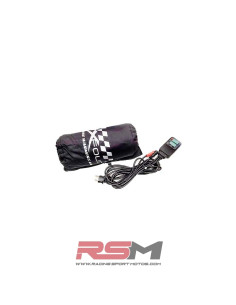 CALENTADORES NEUMÁTICOS 17" SBK XFOUR NEGROS CON REGULADOR DE TEMPERATURA