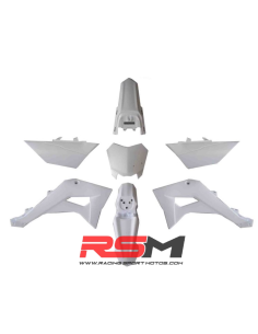KIT PLASTICOS IMR CORSE / TS / COPA ALEVIN 90 / V4 / TD125 (BLANCO)