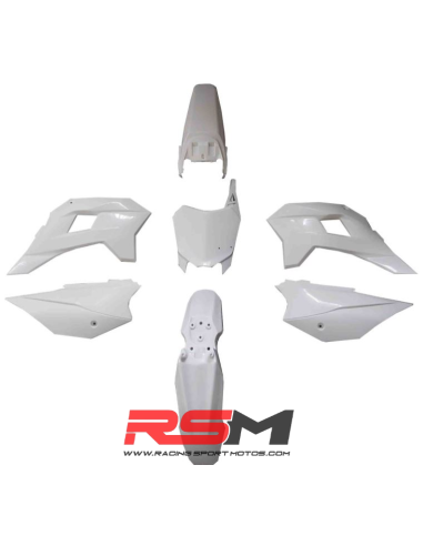 KIT PLASTICOS IMR KRZ 125 / 150 / 170 - BLANCO