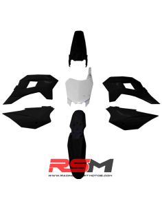 KIT PLASTICOS IMR KRZ 125 / 150 / 170 - NEGRO