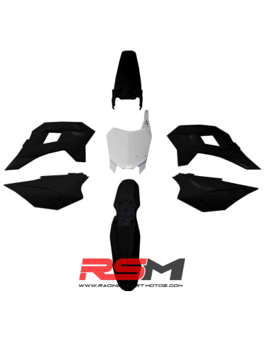 KIT PLASTICOS IMR KRZ 125 / 150 / 170 - NEGRO
