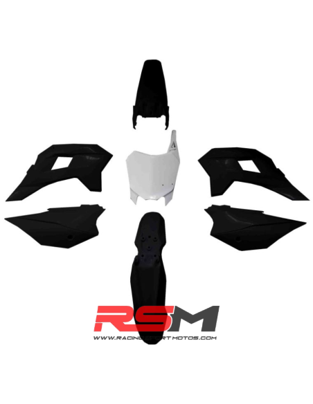 KIT PLASTICOS IMR KRZ 125 / 150 / 170 - NEGRO