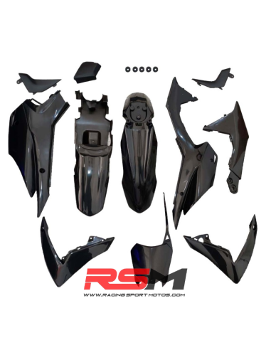 KIT PLASTICOS CRF110 / IMR SUPER COPA GP20 (NEGRO)