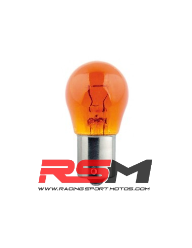 LÁMPARA 12V 21W BA15S AMBER