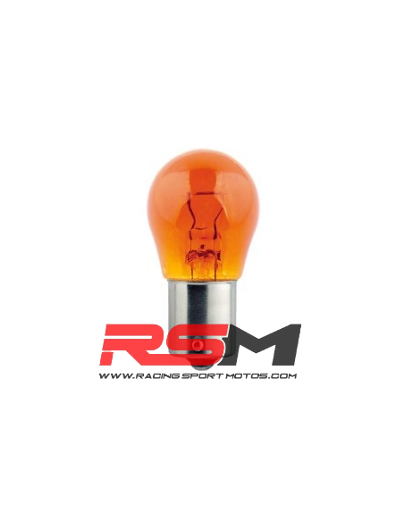 LÁMPARA 12V 21W BA15S AMBER