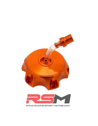 TAPON GASOLINA ALUMINIO + RESPIRADERO (DIFERENTES COLORES)