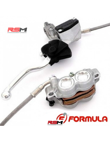 FRENO DELANTERO COMPLETO FORMULA RADIAL 4 PISTONES (LATIGUILLO 1080MM)