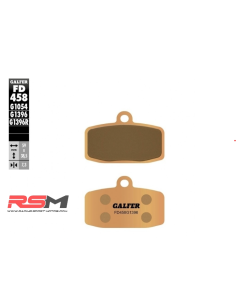 PASTILLAS DE FRENO GALFER FD458G1396 SINTERIZADAS PINZA FORMULA