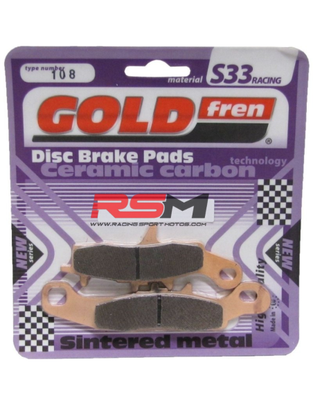 PASTILLAS FRENO GOLDFREN KAWASAKI KX 85