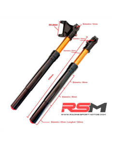 HORQUILLAS RADIAL REGULABLES 625mm MIR RACING (2023)