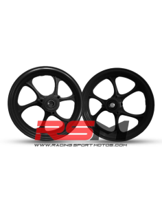 JUEGO LLANTAS 12" ULTRALIGERAS (NEGRAS)