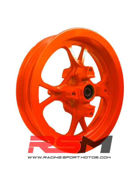 LLANTA DELANTERA 10" MINIGP 110 - ALEVIN 90(NARANJA)