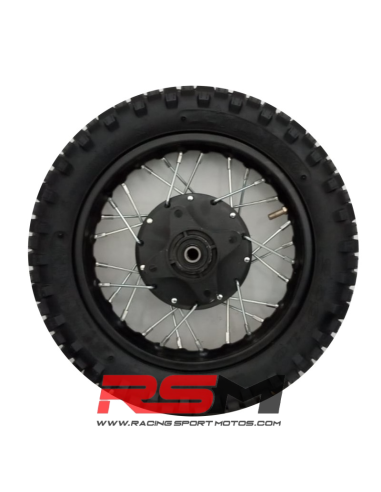 RUEDA TRASERA COMPLETA 10" JUNIOR 70c.c / 90c.c
