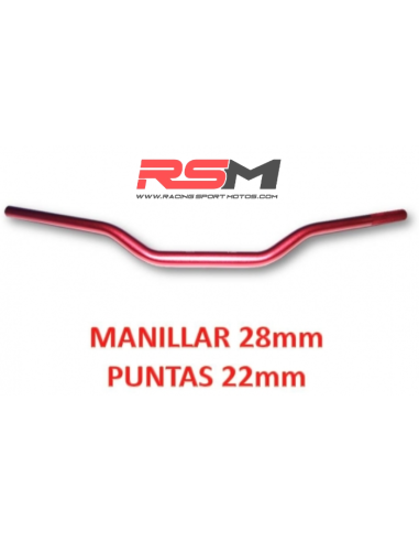 MANILLAR 28 MM TIPO ORIGEN CORSE 155/160CC 140 CC COPA