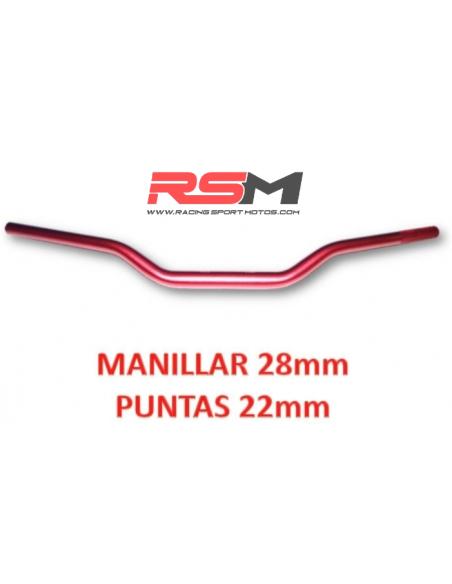 MANILLAR 28 MM TIPO ORIGEN CORSE 155/160CC 140 CC COPA