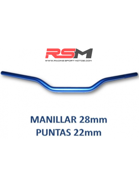 MANILLAR 28 MM TIPO ORIGEN CORSE 155/160CC 140 CC COPA