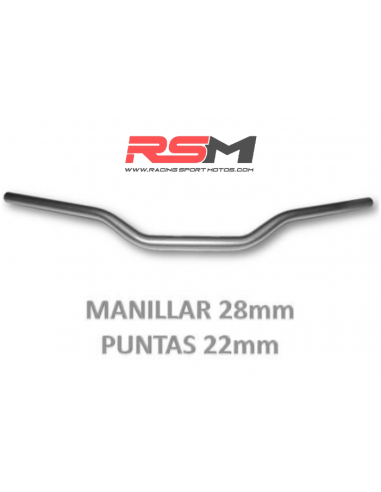 MANILLAR 28 MM TIPO ORIGEN CORSE 155/160CC 140 CC COPA