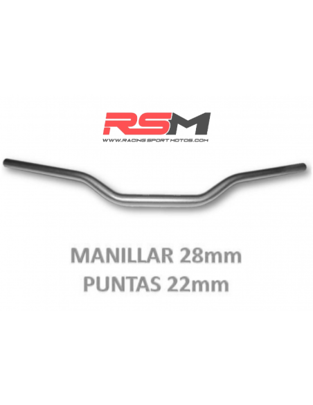 MANILLAR 28 MM TIPO ORIGEN CORSE 155/160CC 140 CC COPA
