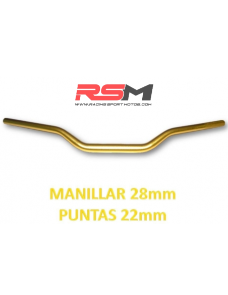 MANILLAR 28 MM TIPO ORIGEN CORSE 155/160CC 140 CC COPA