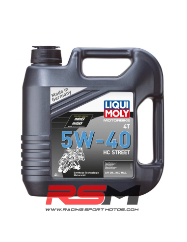 Aceite Liqui Moly 5w40 4T 4L