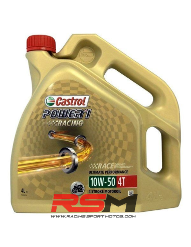 Aceite Castrol Power 1 Racing 4T 10W50 4L