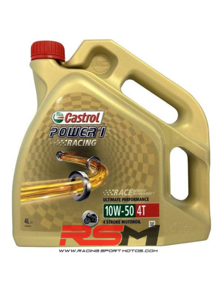 Aceite Castrol Power 1 Racing 4T 10W50 4L