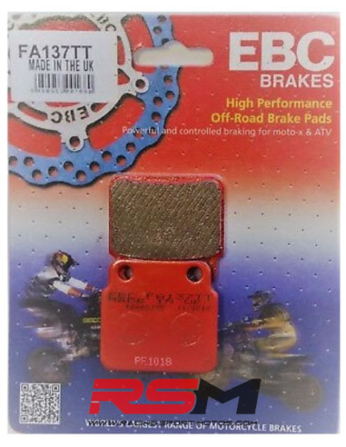 PASTILLAS FRENO EBC FA137TT