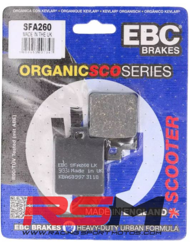 Pastillas de freno EBC SFA260