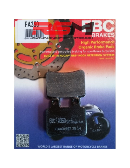 Pastillas de freno EBC FA350
