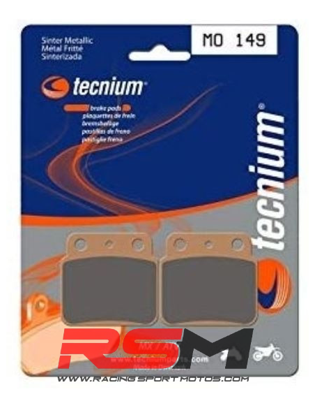 PASTILLAS FRENO TRASERAS TECNIUM MO149