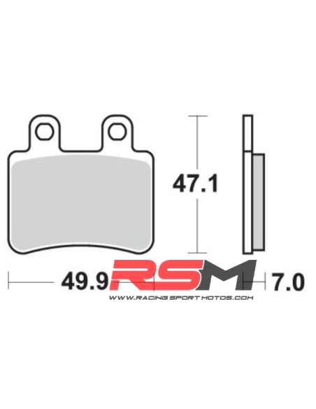 PASTILLAS FRENO SBS 167HM
