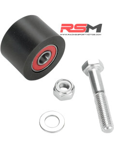 RODILLO NYLON CADENA 35x37 EJE 10 + TORNILLO