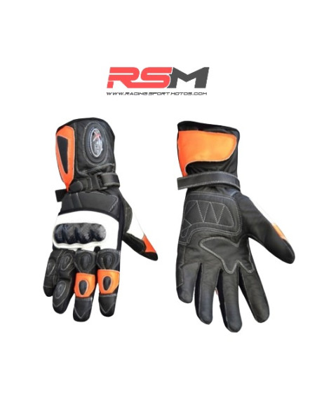 GUANTES ASFALTO NARANJA FLUOR INFANTIL