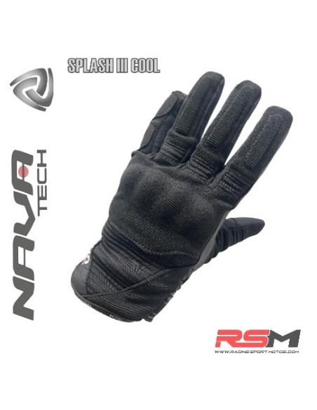 GUANTES ASFALTO NEGRO MODELO SPLASH III COOL ADULTO