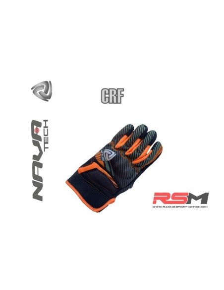 GUANTE ASFALTO NEGRO/NARANJA MODELO CRF ADULTO