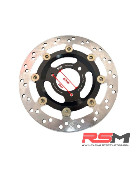 DISCO FRENO 240mm DELANTERO FLOTANTE NG (3 TORNILLOS)