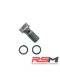TORNILLO RACOR ACEITE M8x16x1.00 + TORICAS (FORMULA)