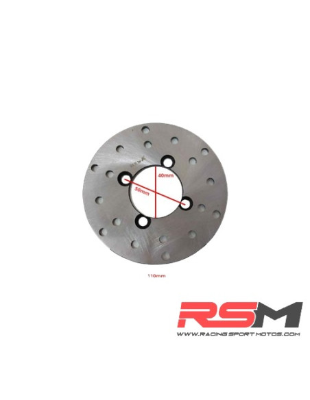 DISCO FRENO 110mm DELANTERO QUAD ATV 110
