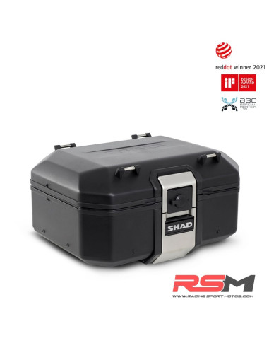 Baúl aluminio SHAD Terra Black 37L