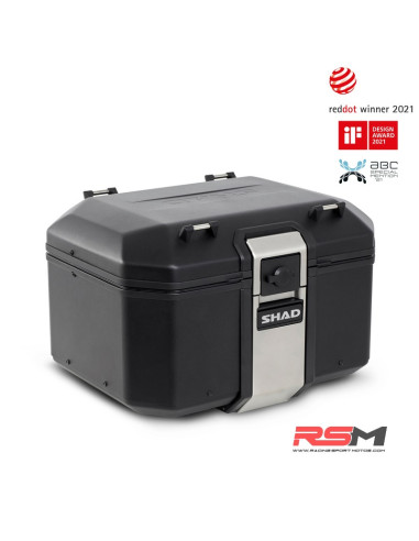 Baúl aluminio SHAD Terra Black 48L