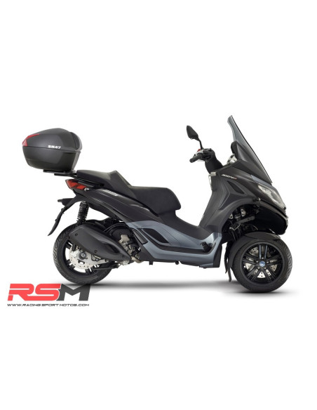 Baúl SHAD SH47 con catadióptrico rojo