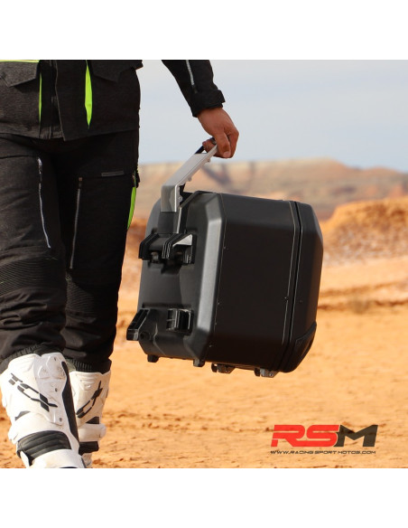 Maleta izquierda alumino SHAD Terra Black 36L