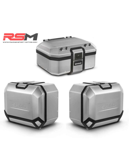 Pack maletas SHAD Terra 131L - Baúl 37L + Maletas 47L