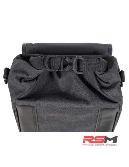 Alforja lateral SHAD SR38 estilo Cafe Racer - Negro