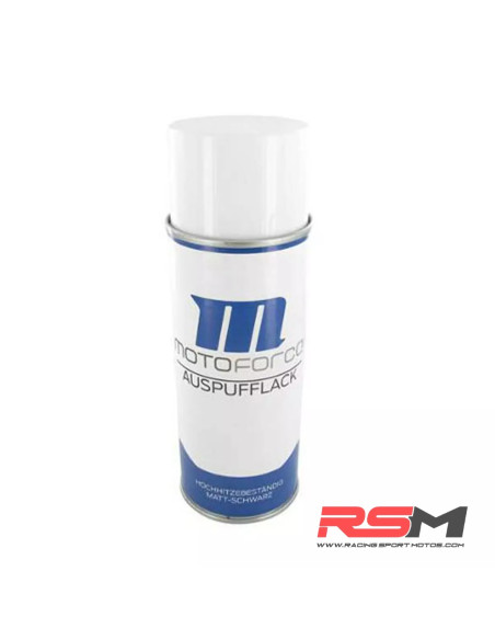 LACA ANTICALORICA NEGRO MATE PARA ESCAPES 600° 400ML MOTOFORCE